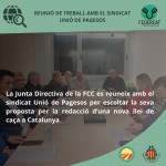 Unió de Pagesos presenta a la Federació Catalana la seva proposta per a la redacció d'una nova Llei de Caça per a Catalunya
